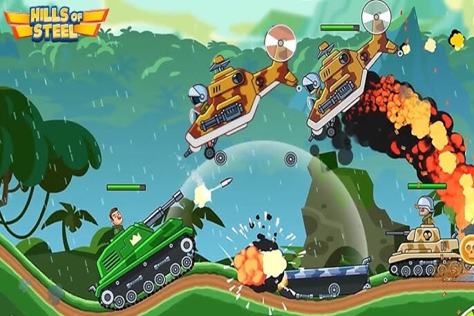 banner hills of steel mod apk