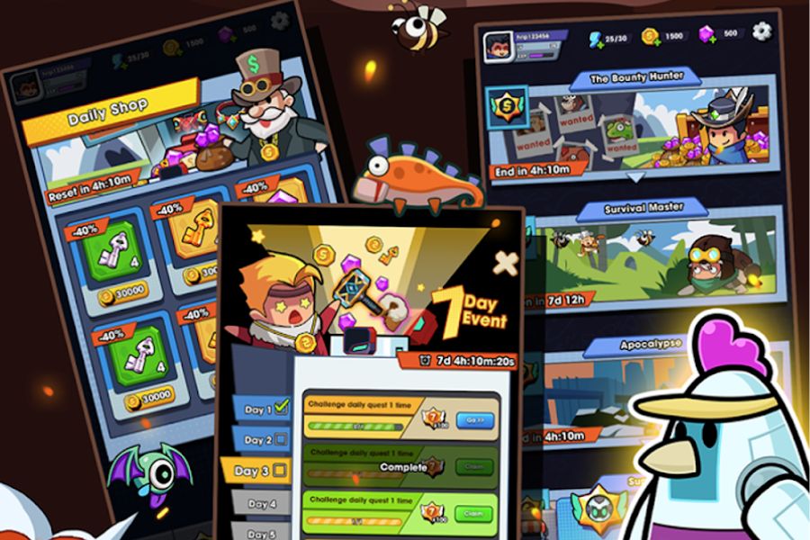 banner Hack Hero Survival IO