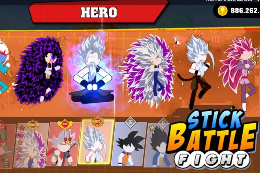 banner Hack Stickman Battle Fight 2