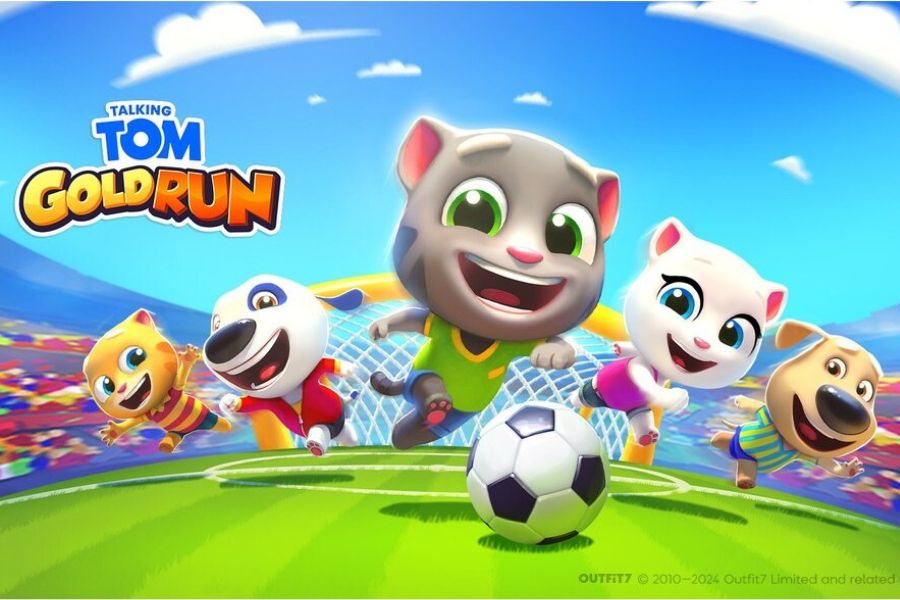 banner Talking Tom Gold Run Mod Apk 3